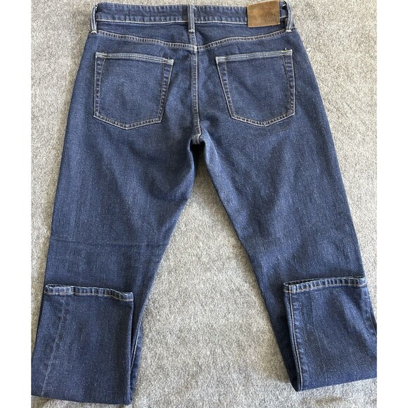 Flint And Tinder Selvedge Jeans Men's Sz 31x30 Slim Fit Dark Wash Huckleberry - Picture 4 of 14